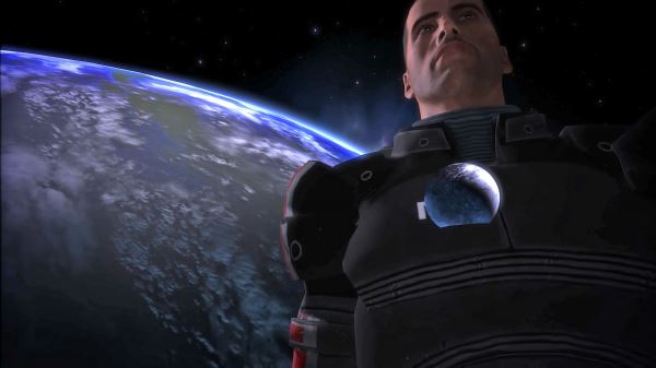 На стартовом экране первой Mass Effect нашли полосу препятствий