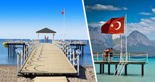 На пляжах отелей Турции ликвидируют причалы и пирсы